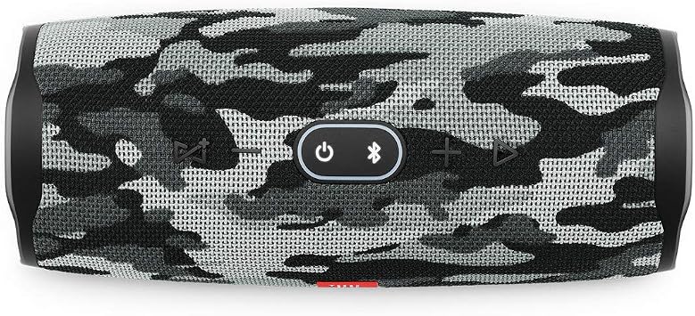 JBL Charge 4 Portable Bluetooth Speaker (Black/White Camouflage)