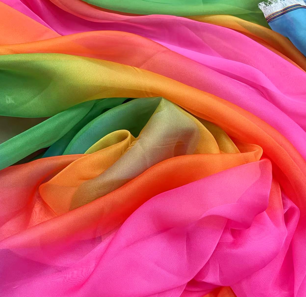 Amazon.com: YYCRAFT Chiffon Fabric Organza by The Yard 59 Inches