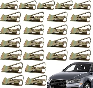 クリップナット,スプリングクリップファスナーハードウェア | 交換用 Uナット - 車 RV トレーラー オフロード車 バンパー エンジン ナンバープレート 取付 部品