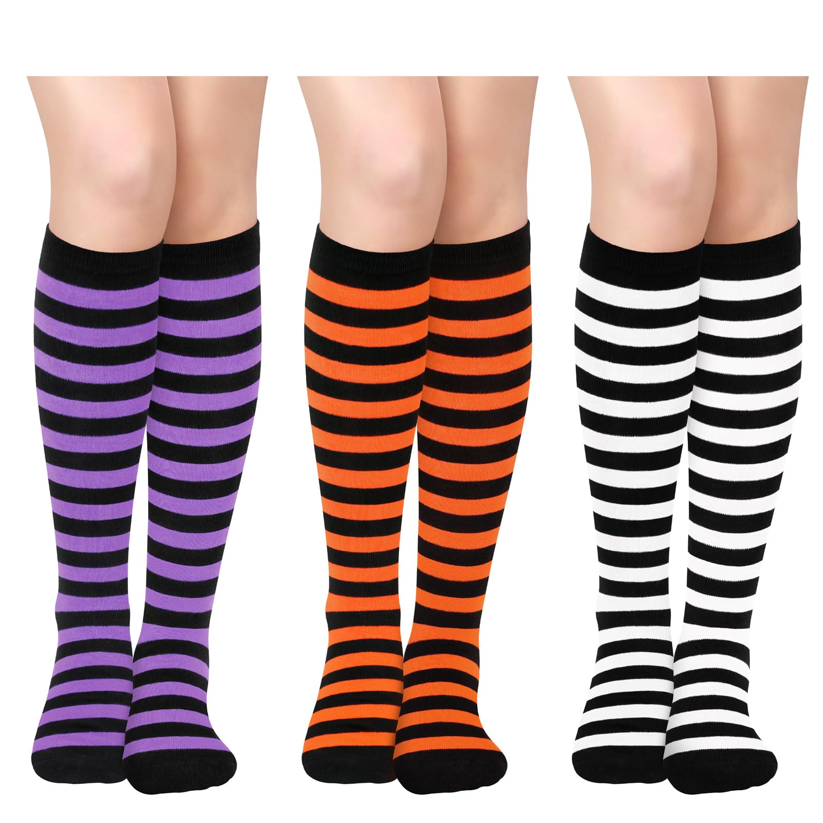 Sarfel Knee High Socks for Woman Knee Socks for Women Cotton Long Sock Tall Sock Women Halloween Costumes Knee High Stockings
