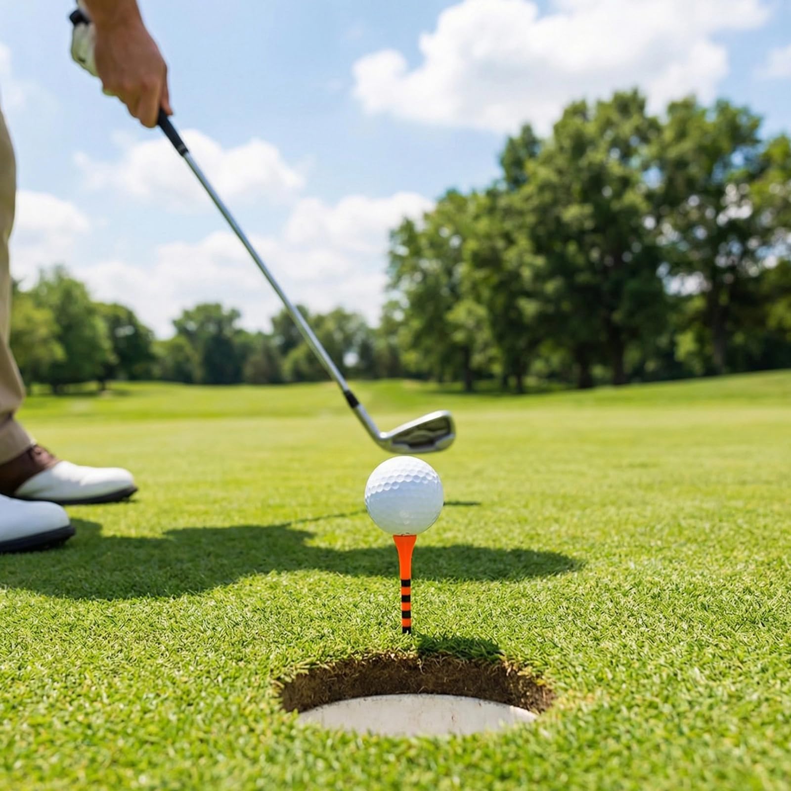 60 tees de golf de plástico, 83 mm, coloridos, accesorios duraderos para hombres y mujeres, entrenamiento de golf y ejercicio, té de golf para golfistas principiantes y profesionales