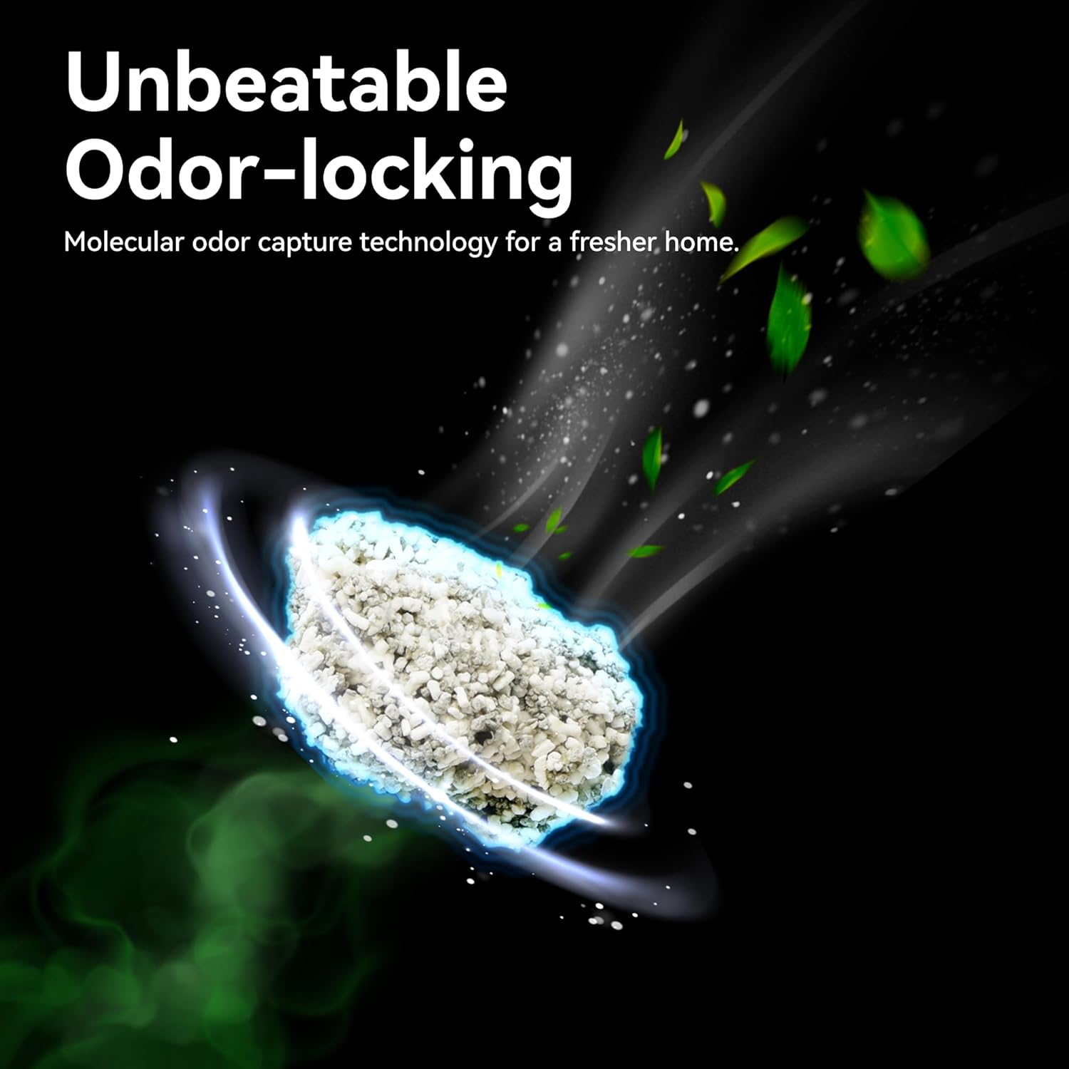 CATLINK Cassava Mixed Cat Litter, 2-Fold Absorbent, Fast Clumping, Unscented Natural Ingredients Plant Litter, Ultra Odor Control, Dust Free Low Tracking Cat Litter, Easy Scooping (7.7lb × 4 Bags)