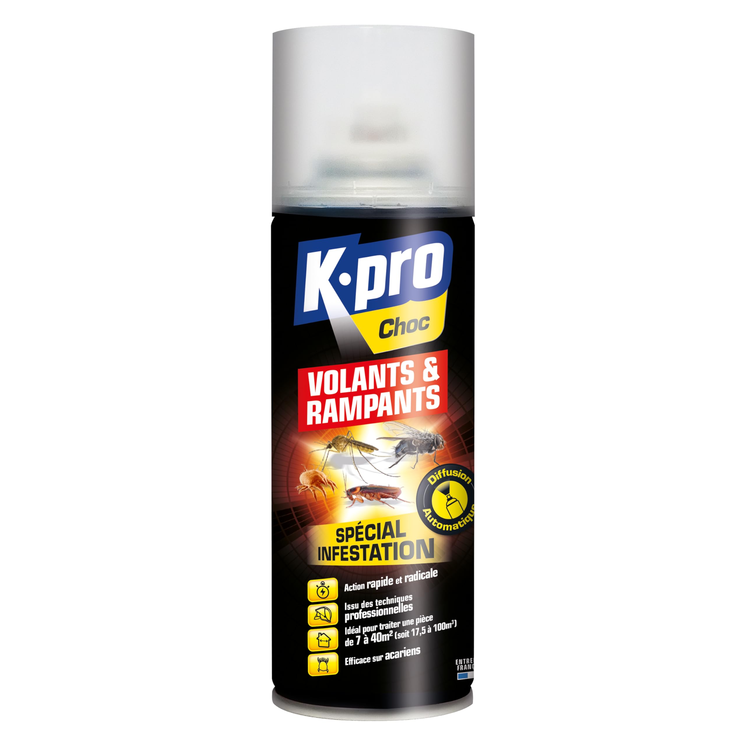 K.PRO traitement choc volants rampants action rapide et radicale