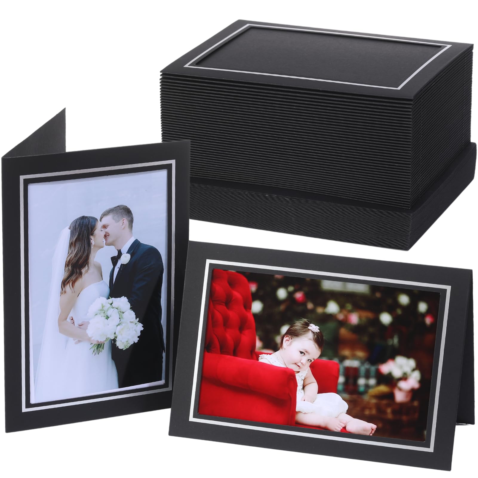 Amazon.com: Litpoetic 50 Count Photo Frame Cards with Envelopes