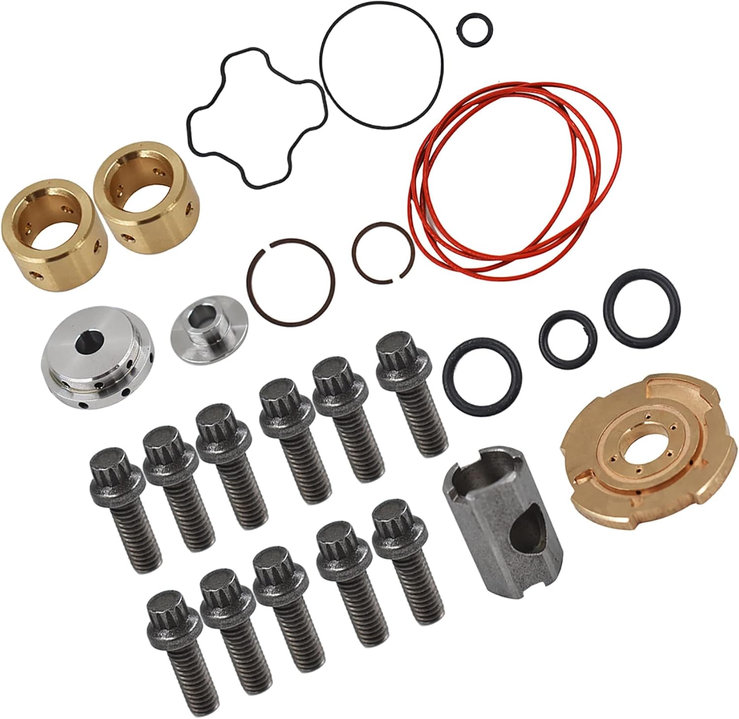 Silscvtt Turbo Rebuild Kits Replacement for Ford 7.3 TP38 GTP38 Turbo 1994-2003 817-1004-002F