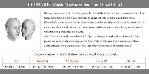 Miniatura 2 de LEONARK Armoury Hema Casco - Máscara de entrenador de esgrima - Máscara de grado nacional certificada CE 350N - Equipo de protección de esgrima con