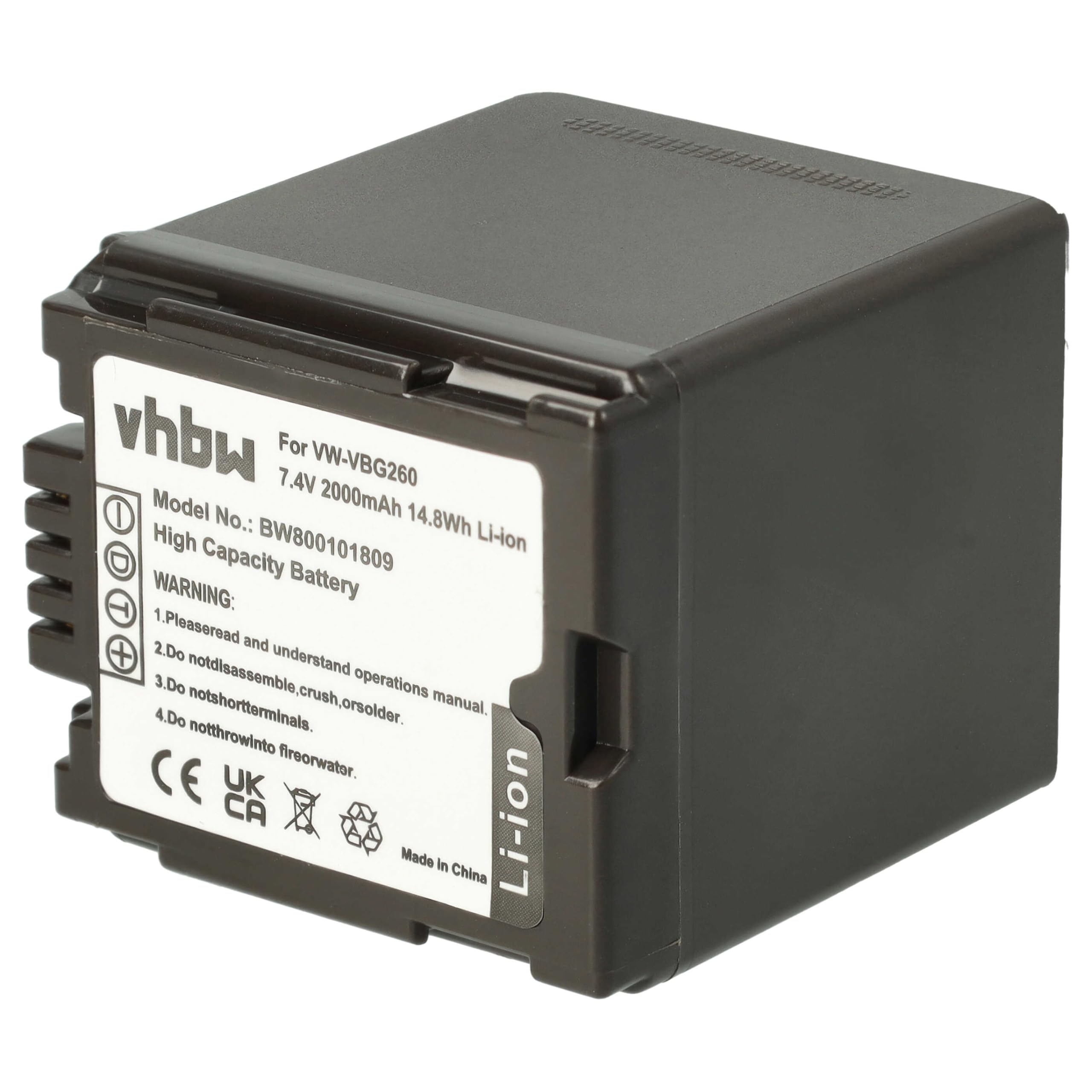 Variation Vhbw Battery 700 MAh For Camcorder Camera Panasonic GS500 - View #6