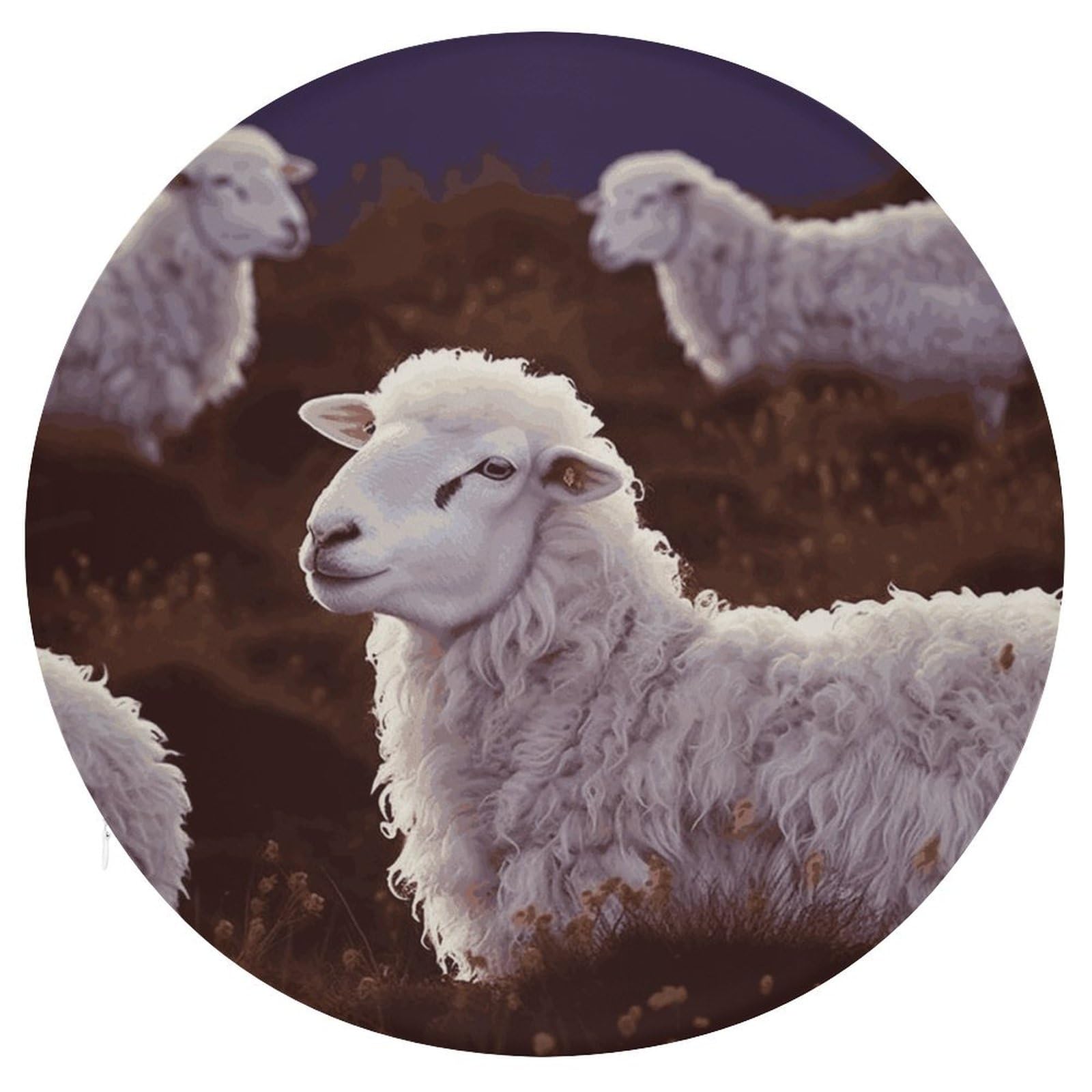 Coussin de sol de méditation rond pour créer votre cocon de douceur
