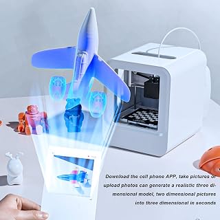 Mini 3D Printer, EC1 Multifunctional Desktop Small 3D Printer,APP Intelligent Control,Mini 3D Printer for Kids and Beginners
