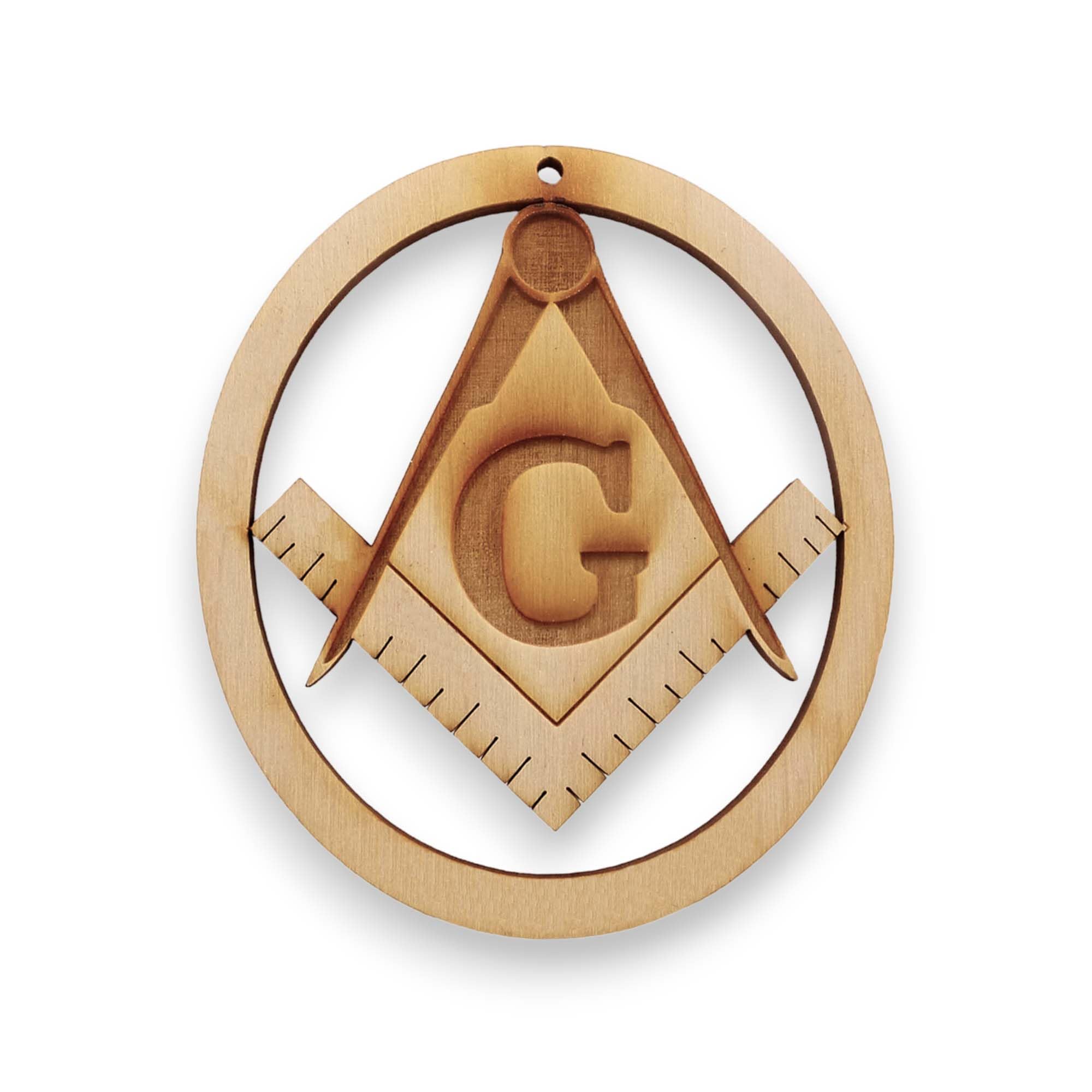 Personalized Masonic Christmas Ornaments, Free Mason Gifts for Men, Masonic Gifts for Men, Freemasons Merchandise