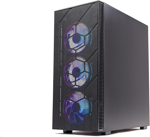 GTR Gaming PC – Intel Core i5-12400F, AMD Radeon RX 7600 8GB, 16GB DDR4 RAM, 1TB NVMe SSD, 650W PSU, Windows 11 Gaming Desktop Computer, Wi-Fi, ARGB Case, High Performance Prebuilt PC.
