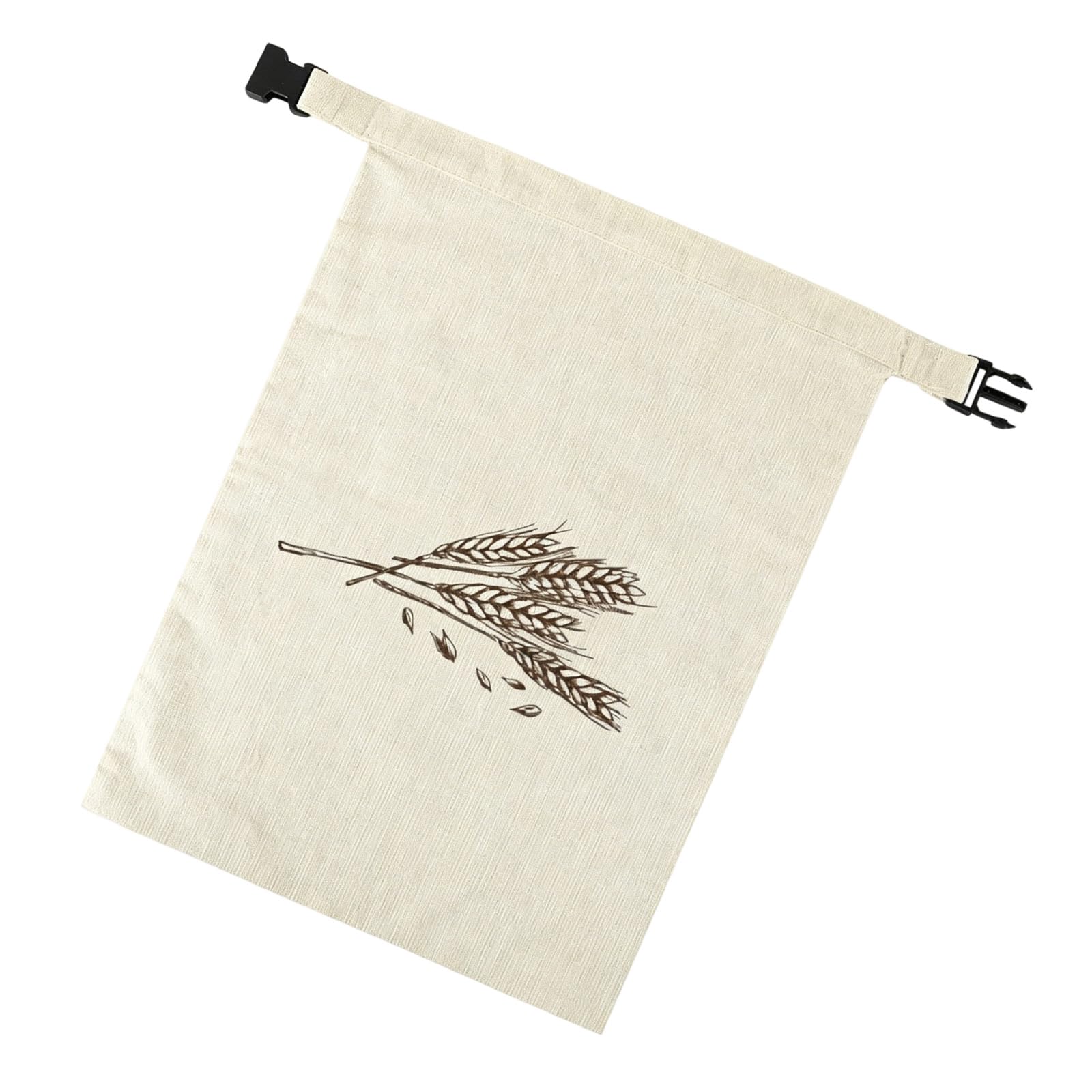 ZEPFJHE Practical Cotton Drawing String Bread Pouches Ideal for French Loaf Preservation Includes Secure Closure and Hanging Loop Cotton Linen Bread Bag