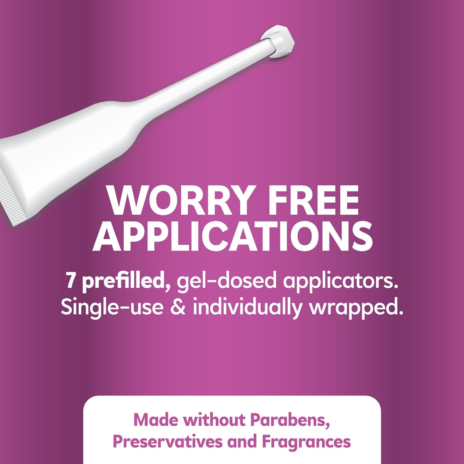 New Freshness Vaginal Odor Relief Gel for Odor Associated with Bacterial Vaginosis, Prefilled Vaginal Suppositories with Gel, 7 Ct