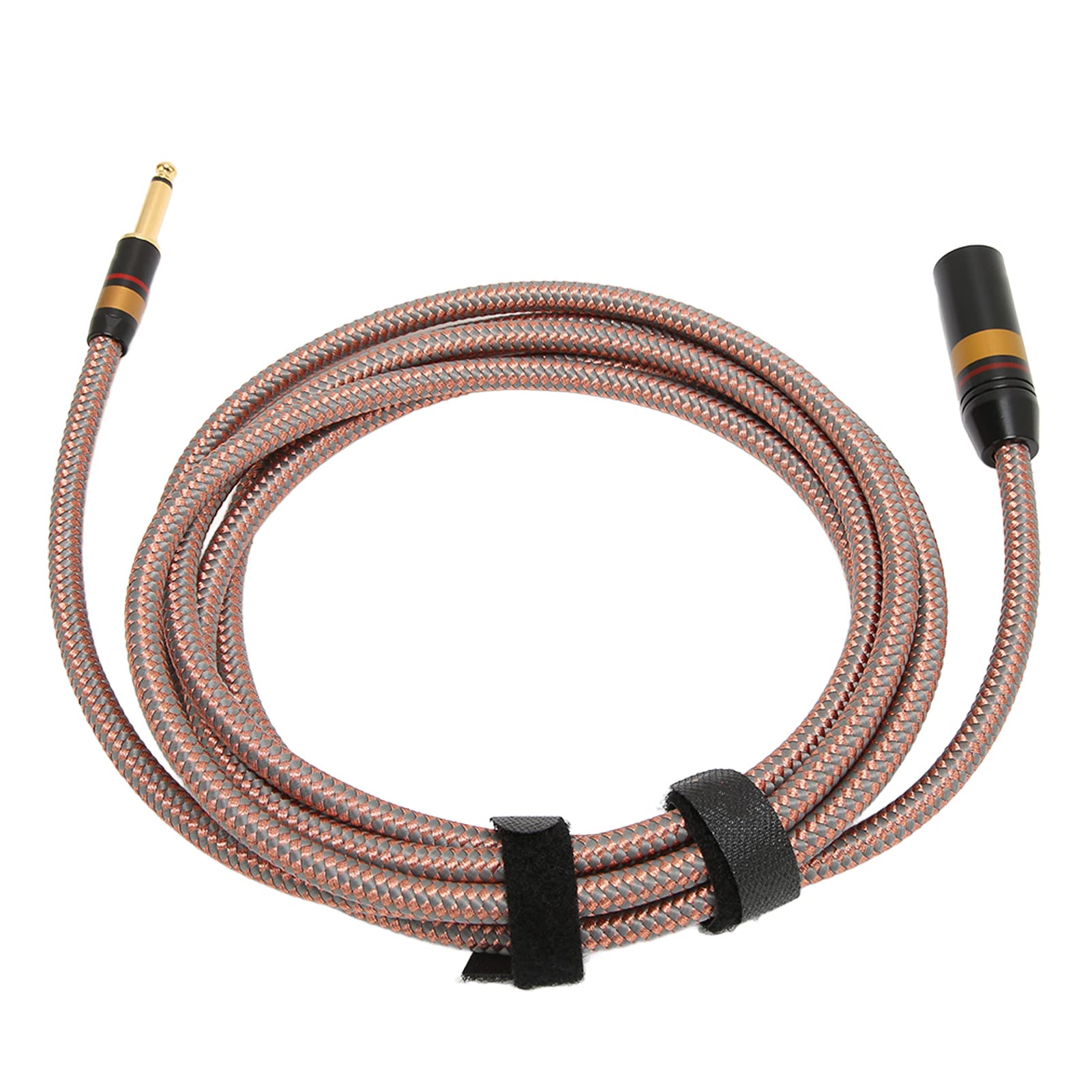 XLR-Audiokabel, Weit Verbreiteter Vergoldeter Stecker, 6,35-mm-Stecker auf XLR-Audiokabel, Klarer Klang für Konferenzräume für PA-Systeme