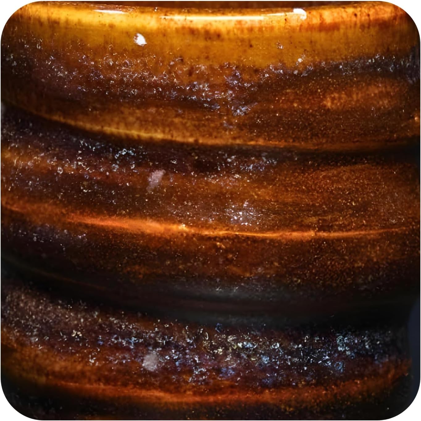 Penguin Pottery - Celadon Series - Glossy Chestnut Brown - Mid Fire Glaze, High Fire Glaze, Cone 5-6 for Mid Fire Clay, High Fire Clay - Ceramic Glaze Pottery (1 Pint | 16 oz | 473 ml)