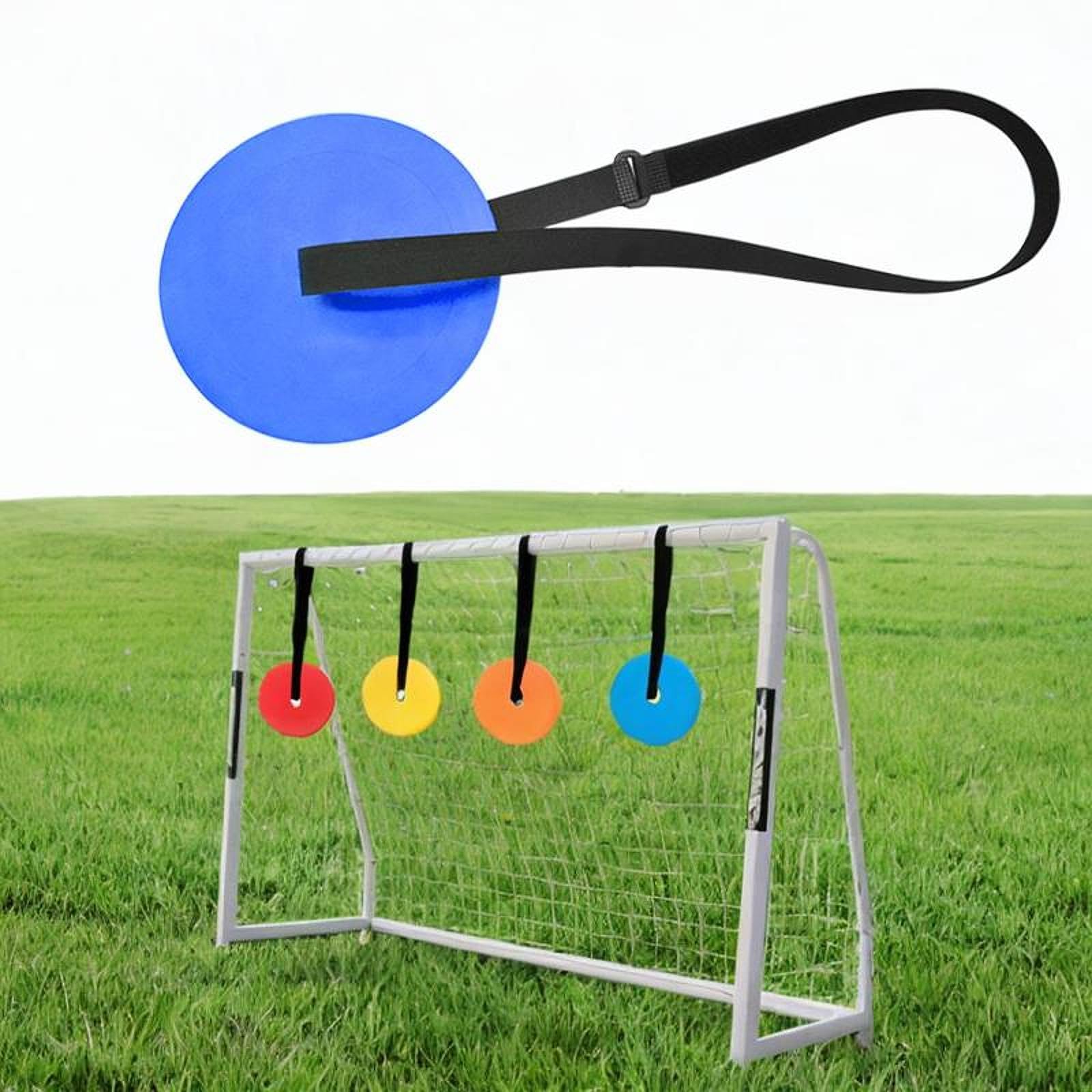 Vaveren Football Training Target Soccer Training Props Multipurpose Practice Sturdy Hockey Target Plates for Soccer Hockey Hockey, Blue