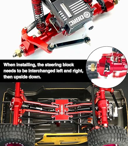Miniatura 6 de McCue - Enlaces de mantis rezando a control remoto, enlaces de alta liquidación para Axial 124 SCX24 C10 JLU Bronco RC Crawler piezas de