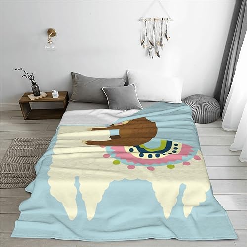 Miniatura 3 de Friend Llama D Print Cute Cartoon Sloth and Alpaca Blankets for Girls Kids Boys Adult Women Gifts Super Soft Warm Cozy Plush Flannel Decor Throws