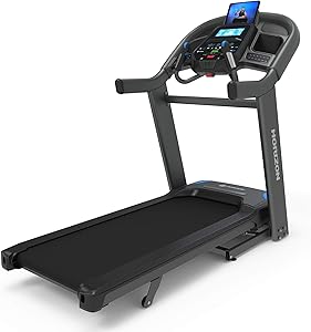 Horizon 7.4 AT treadmill with 22-inch running deck and 15 percent incline