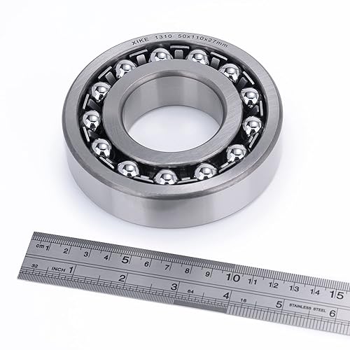 Miniatura 18 de XIKE 1 Pcs 108 Self-Aligning Ball Bearings 8x22x7mm, Open and Chrome Steel Fits DIY/Fans/Industrial/Agriculture/Pulp/Paper/Beverage/Textile