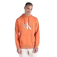 Calvin Klein Seasonal Monologo Regular Hoodie J30J320805, Felpe con Cappuccio