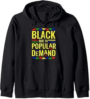 Black due to Popular Demand Zip Hoodie