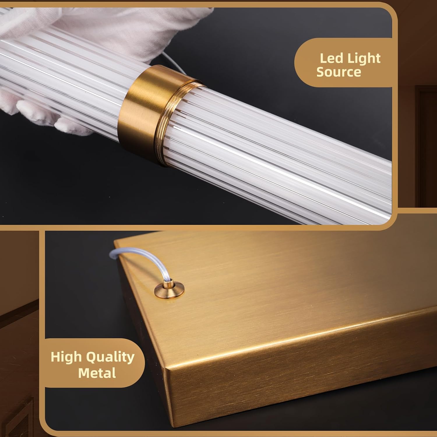 59" LED Linear Pendant Light, Dimmable Kitchen Island Light with Remote Control, Modern Linear Chandelier for Dining Room and Kitchen, Adjustable Height, 3000K–6500K