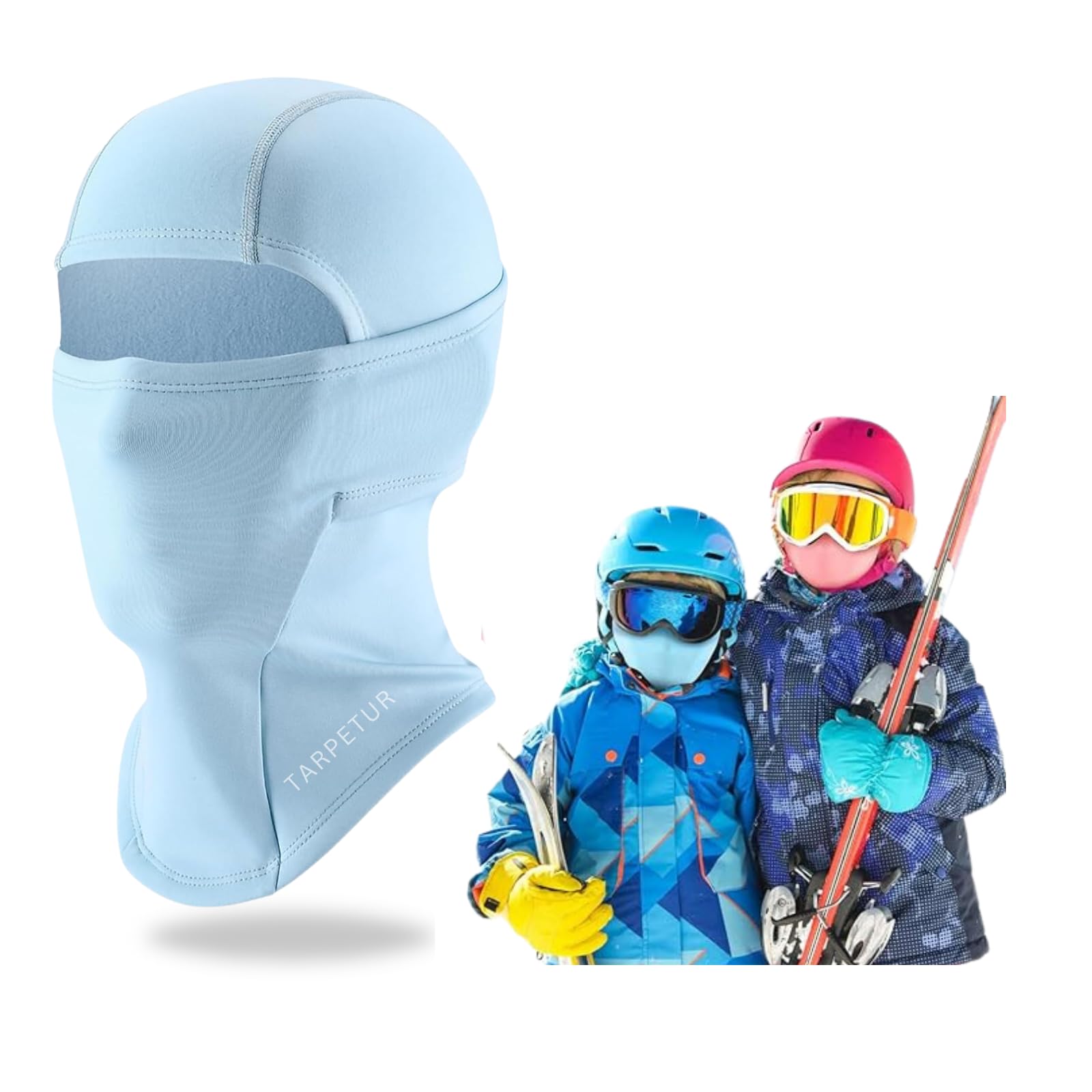 TARPETUR Kids Balaclava Ski Mask - Winter Face Mask - Thermal Windproof Kids Balaclava Mask for Cold Weather Boys Girls
