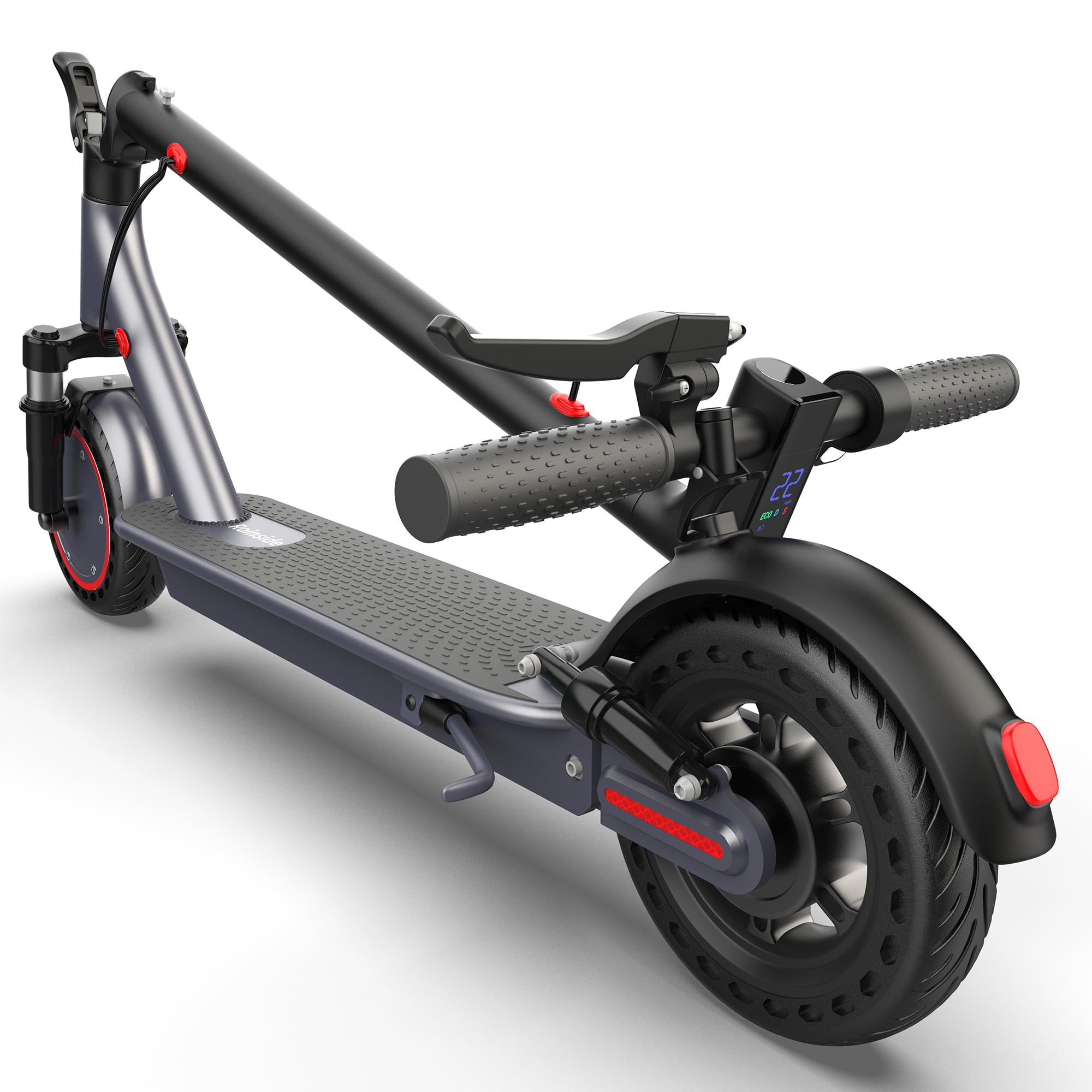 Roinside Electric Scooter - 8.5"/10''/14'' Solid Tires, 350W/500W Motor, Up to 19/22MPH& 16/21/23/24Miles Long-Range Portable Commuting Scooter for
