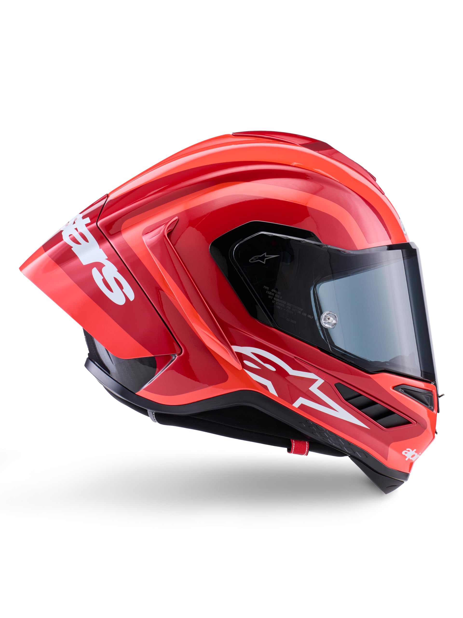 Alpinestars Supertech R10 Arius Carbon Casque, noir blanc rouge, XS (53/54)
