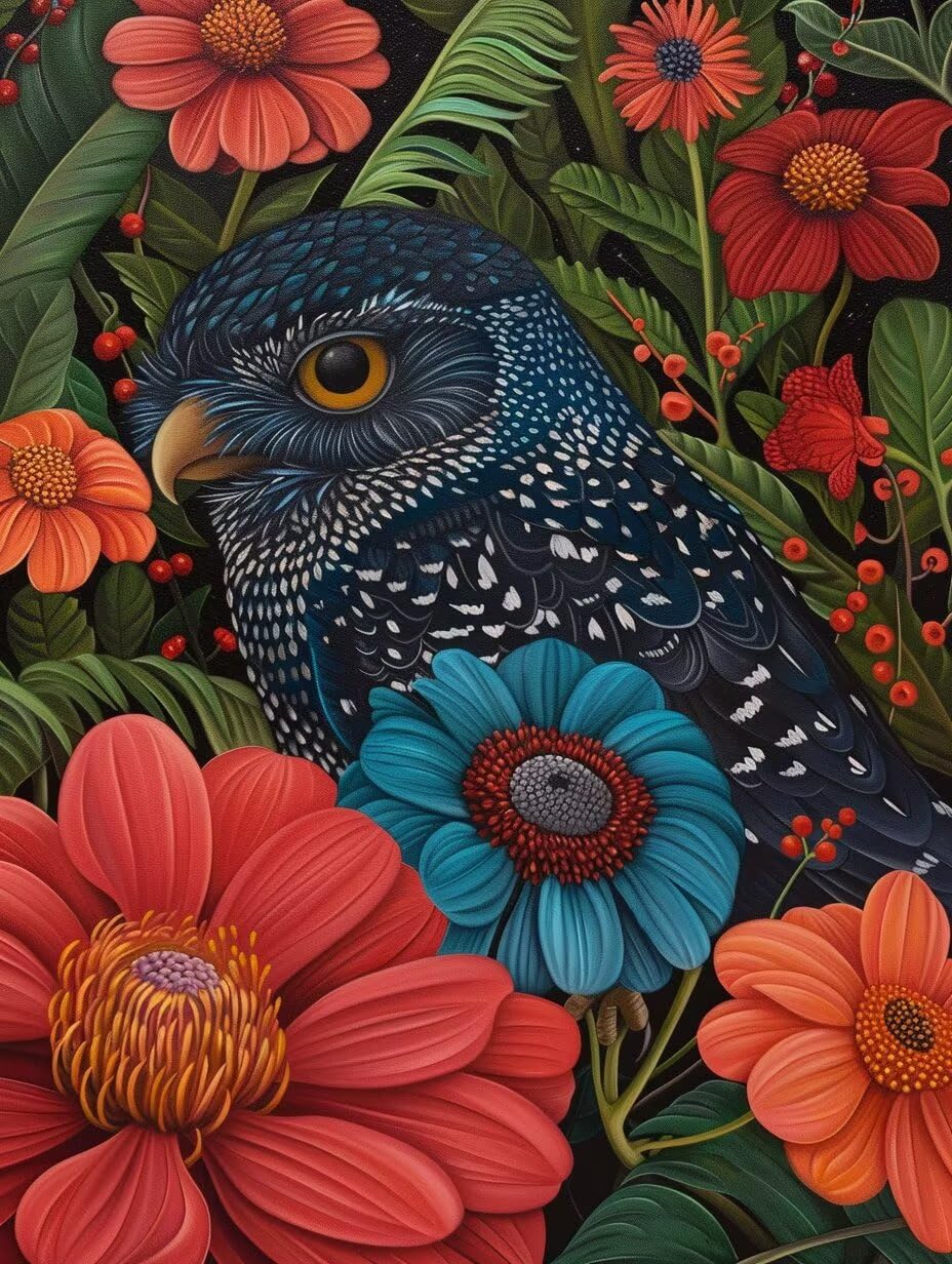 Bird Diamond Painting 100x135cm, DIY Diamond Painting Kit Completo, V-5119