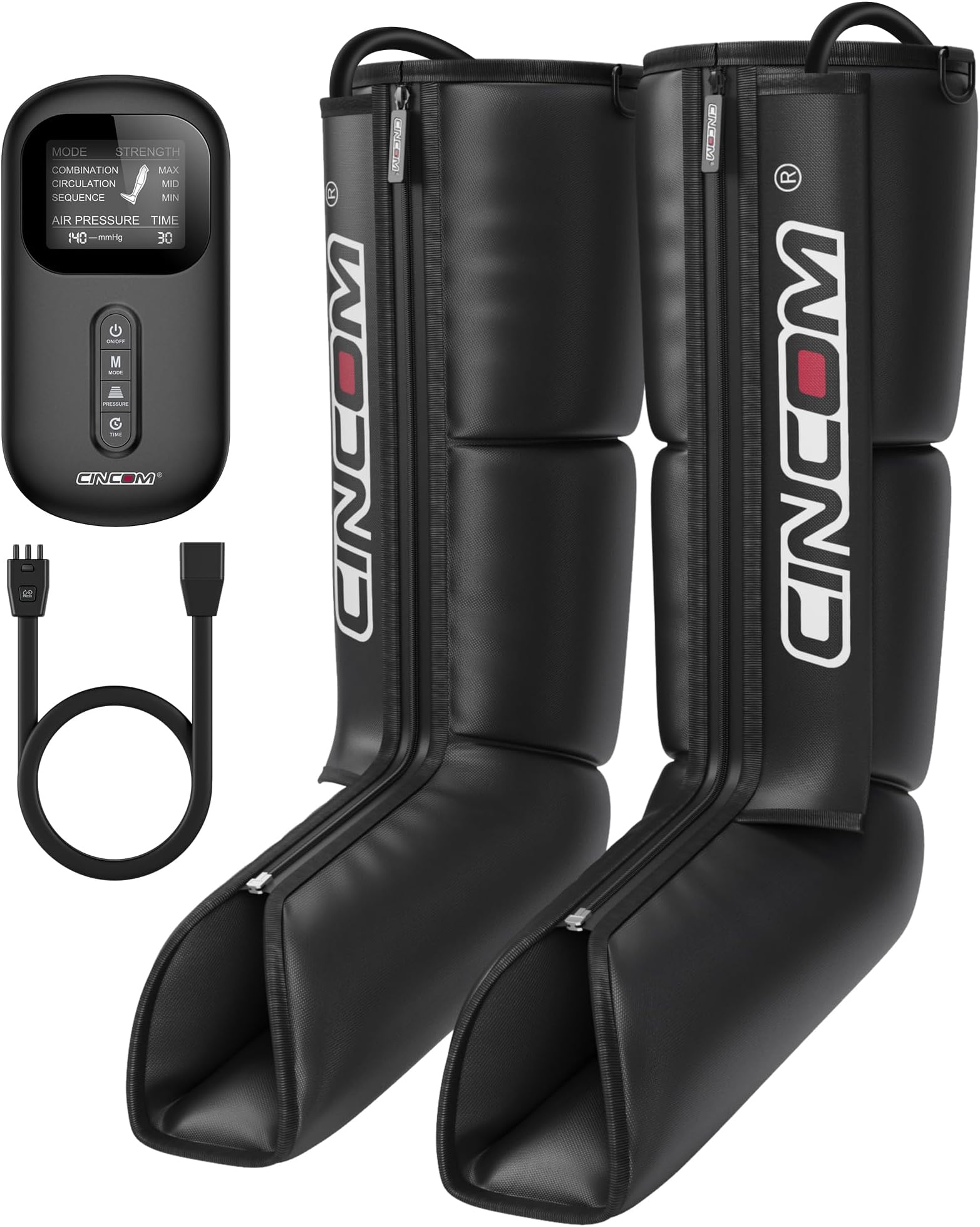 Air Compression Leg Recovery System - Professional Sequential Compression Device For Circulation and Swelling