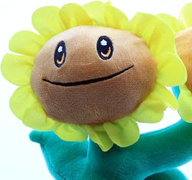 Plants Plush Toys Stuffed Plushies Doll Figures Birthday Gift for Kids (TwinSunflower)