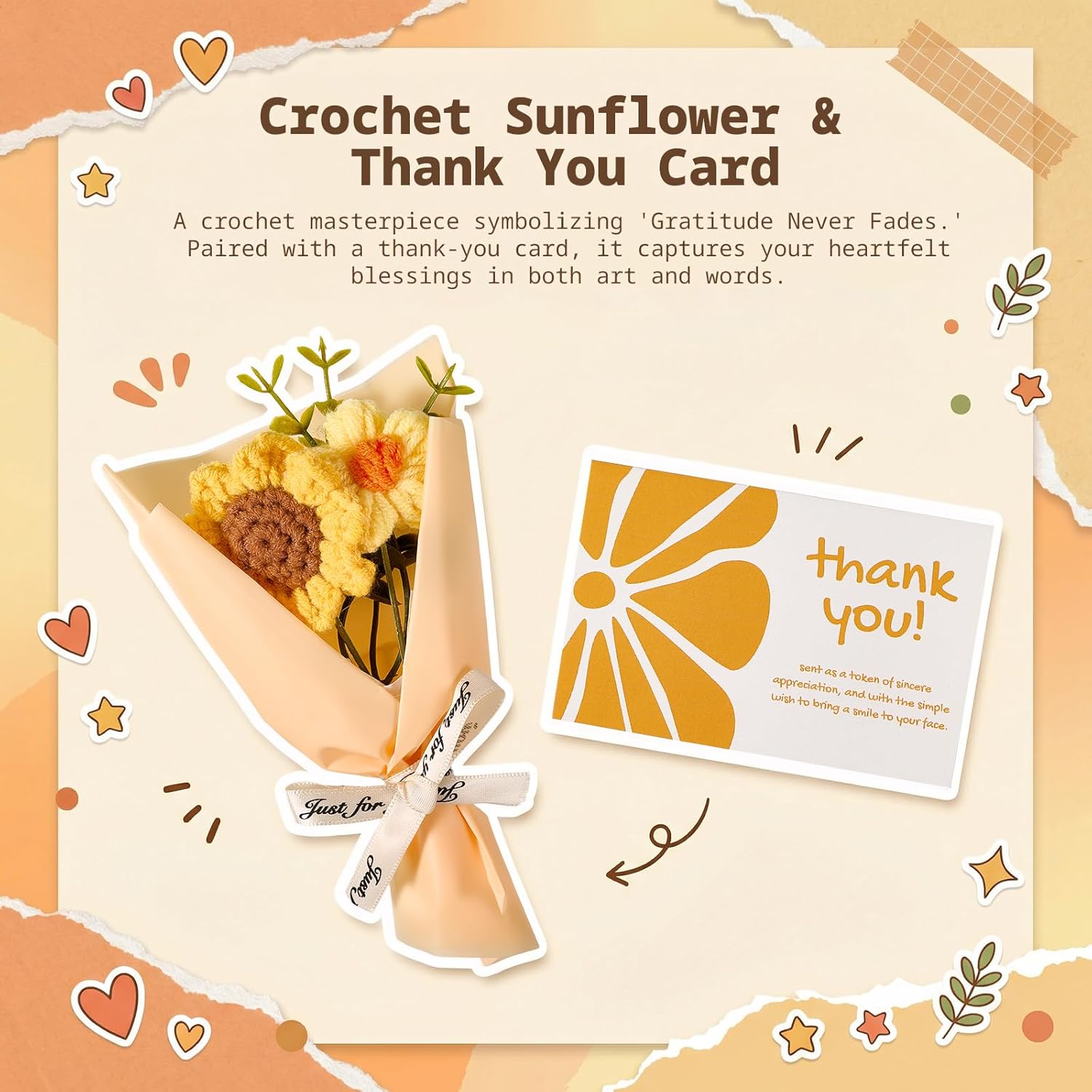 Thank You Gifts for Women, Teacher Appreciation Gifts Basket, Employee Appreciation Gift Box for Coworkers, Sunflower&Sunshine Thanks Gifts for Friends Mom Her Boss Nurse with Thanks Cards Awesome Cup - Image 9