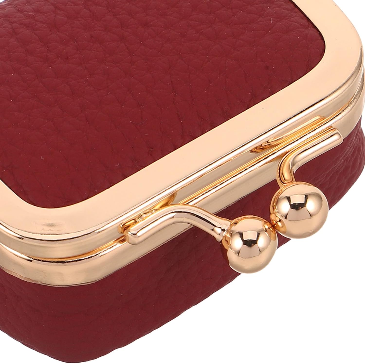 KICHOUSE Vintage Mini Travel Jewelry Box Featuring Reliable Kiss Lock image 3