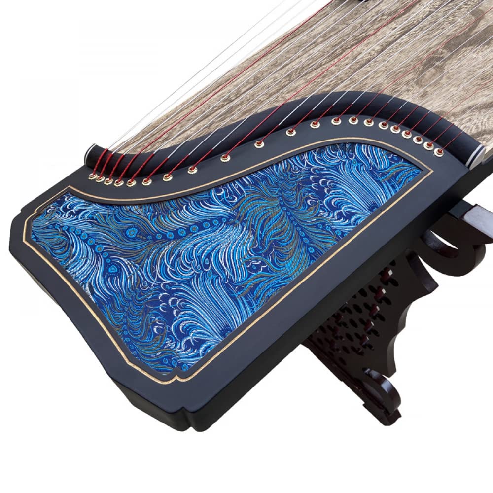 YXSH Guzheng z litego drewna haft rzemiosło gra Guqin odpowiedni dla początkujących 163 cm
