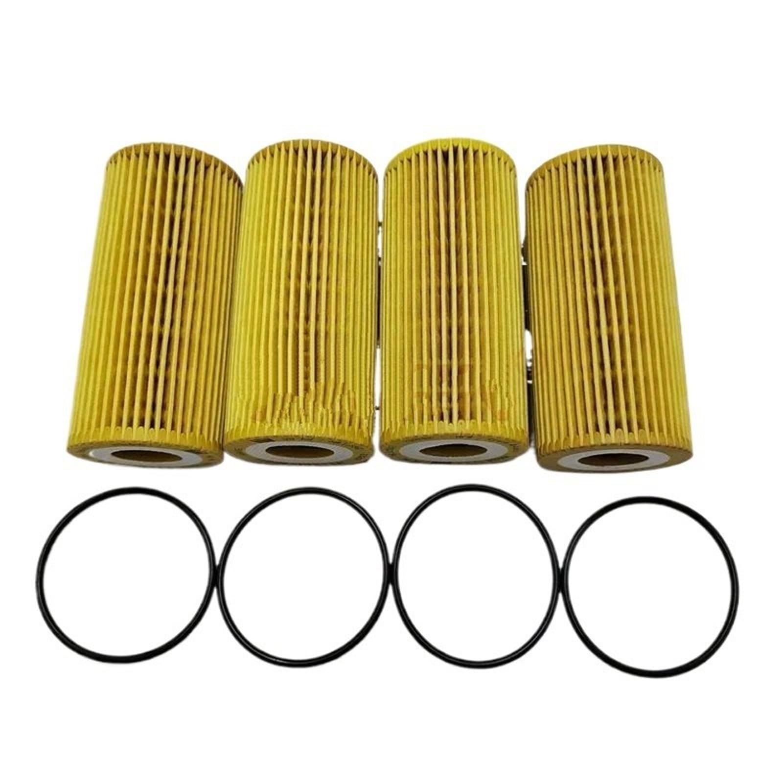 filtro de aceite del motor Filtro de aceite Compatible con A1, A3, A4, A5, A6, A7, Q3, Q5, TT, GOLF, PASSAT, 06L115562(06K115562 4 pcs)