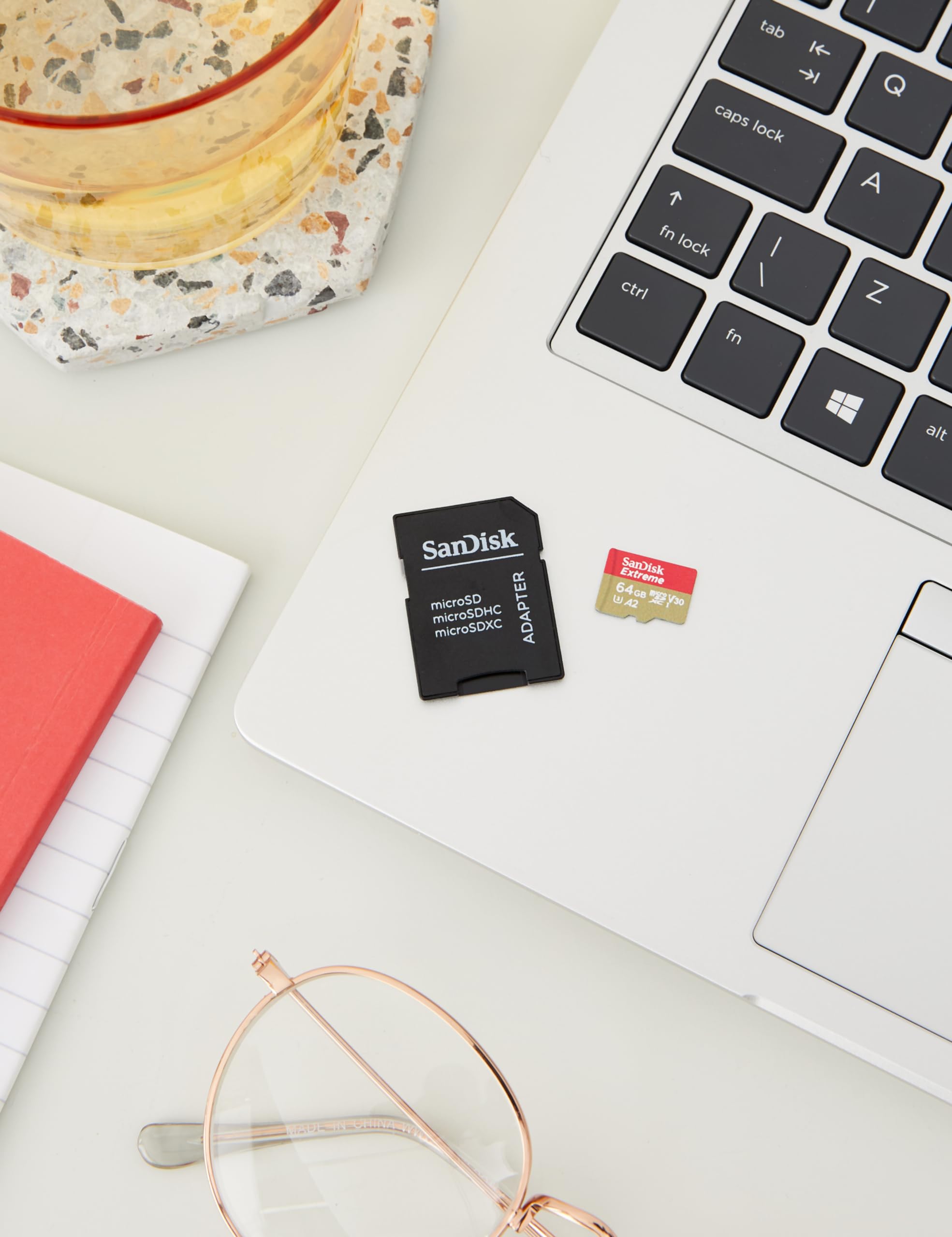 SanDisk 64 GB Extreme tarjeta de memoria microSDXC para drones y cámaras de acción+adaptador SD+RescuePRO Deluxe, hasta 170 MB/s, Clase A2 de rendimiento de las aplicaciones, UHS-I, Class 10, U3 y V30