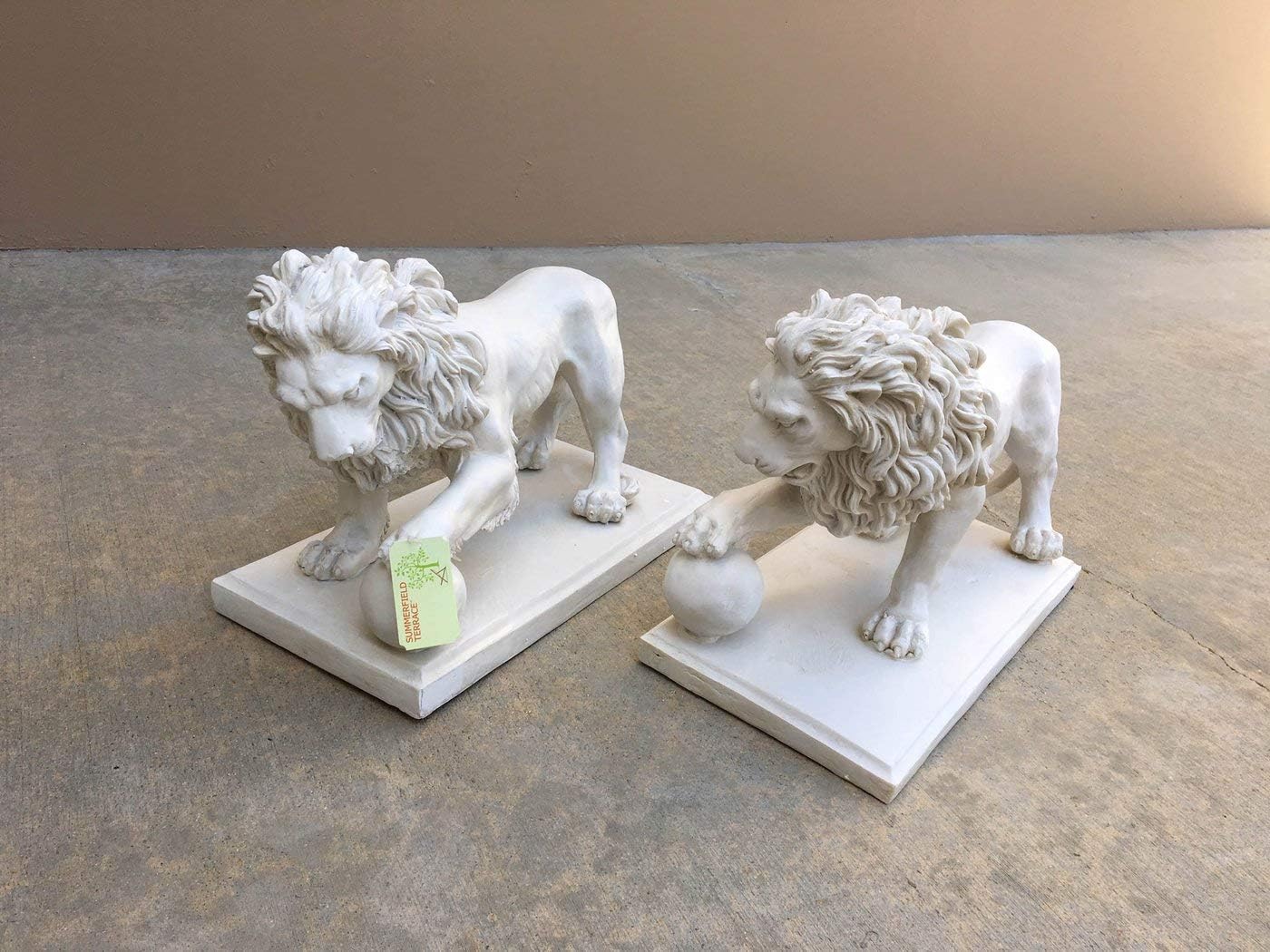 Furniture Creations Regal Lion Statue Duo