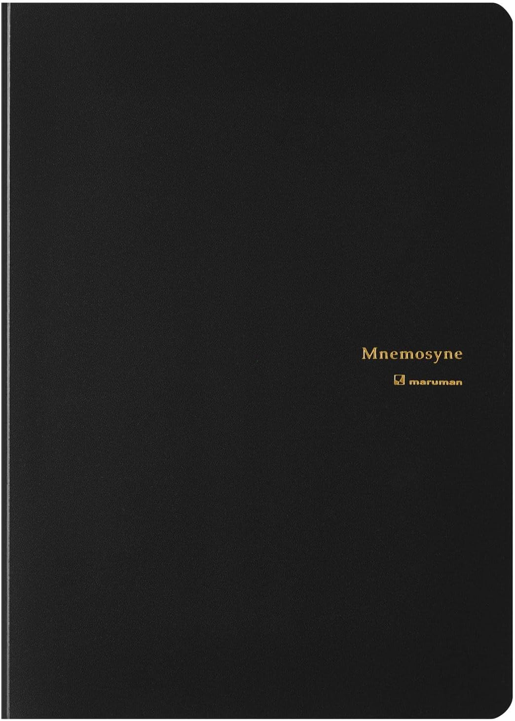 MNEMOSYNE HN188A A5 Notebook with Folder, Black