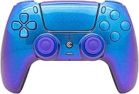 Vista 48 de Custom Wireless Controller Compatible with PS5 - Multiple Designs Available (Gold Chrome)