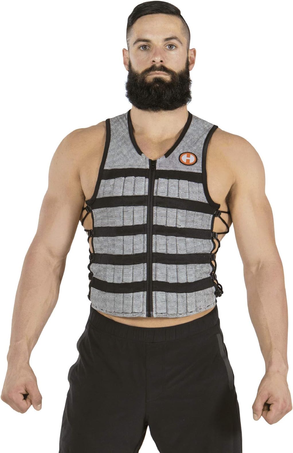 HYPERWEARHyper Vest PRO Weighted Vest, Large - Grey and Black