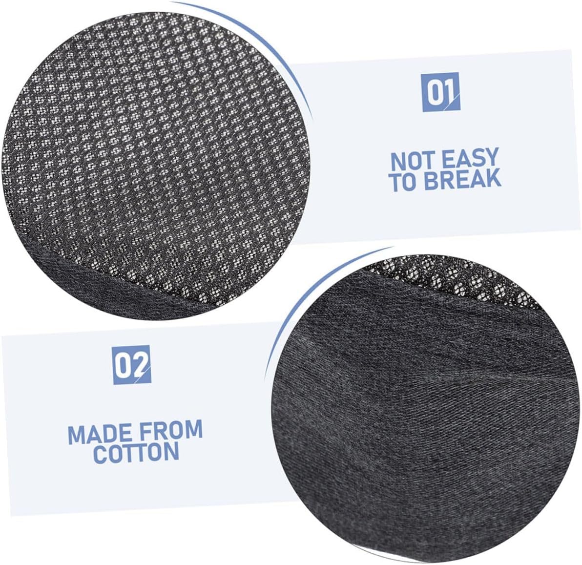 ULTECHNOVO 3pcs Unisex Chef Hats with Breathable Mesh Top, Kitchen Cooking Caps Food Service Working Caps, Grey Bakery Hat for Chefs and Kitchen Staff