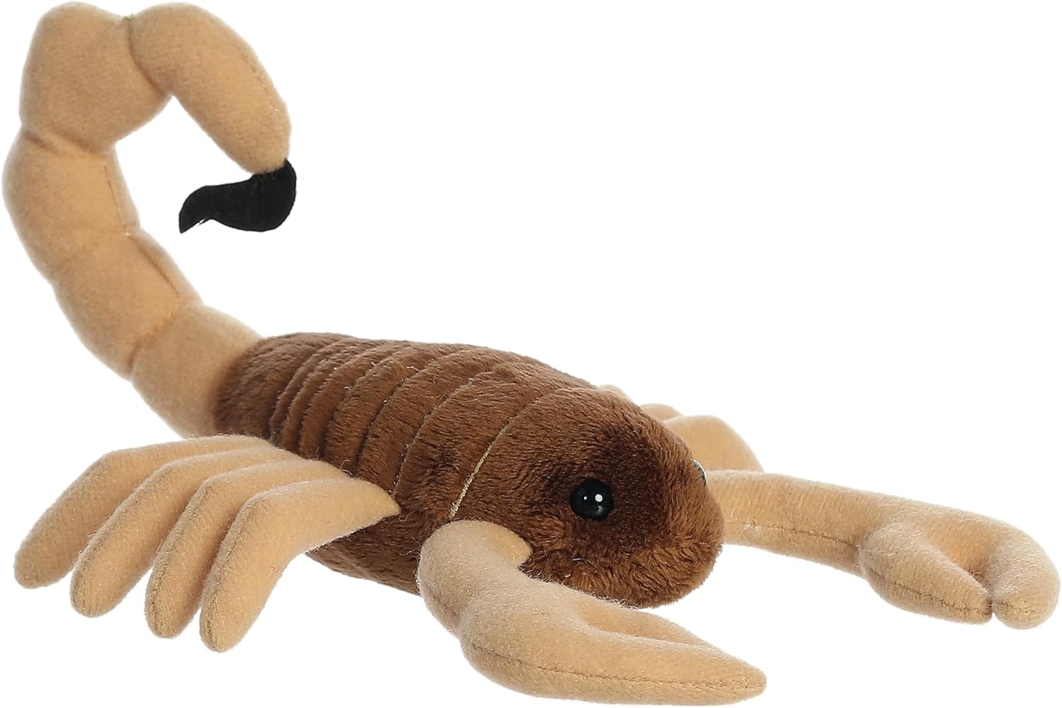 Aurora® Adorable Mini Flopsie™ Sol Scorpion™ Stuffed Animal - Mini Companions Ready for Playful Adventures - for Kids All Ages, Toddlers, Adults, and Families - Brown 6.5 Inches