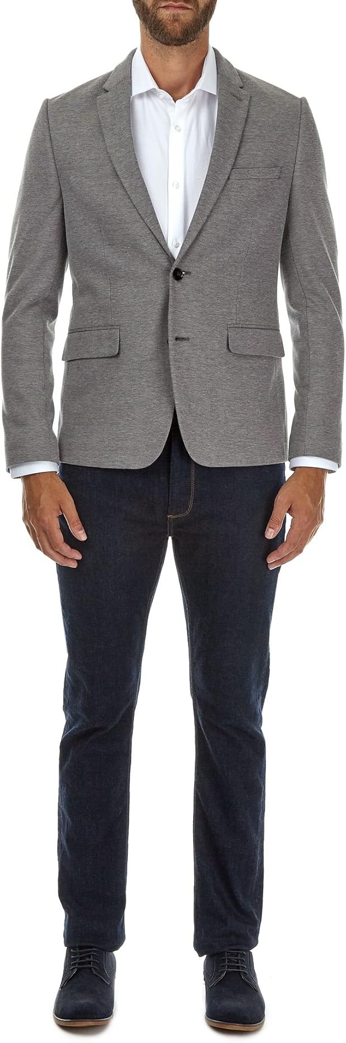 burton jersey blazer