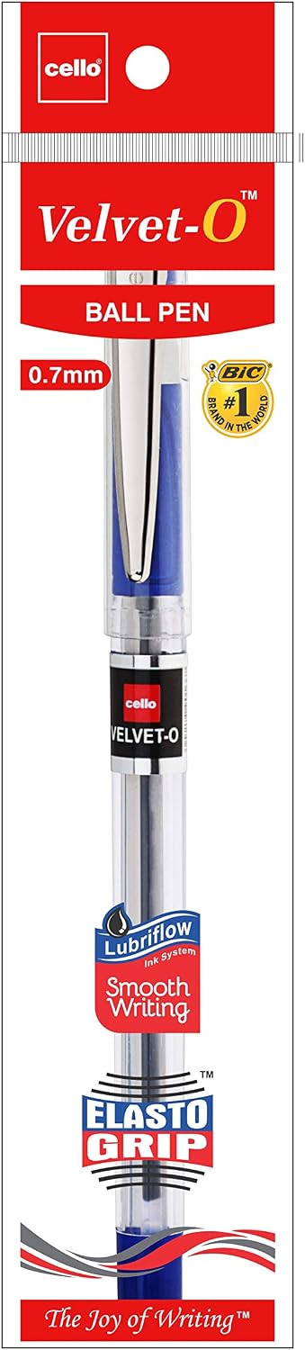 Cello Velvet-O Ball Pen - Pack of 100 (Blue)