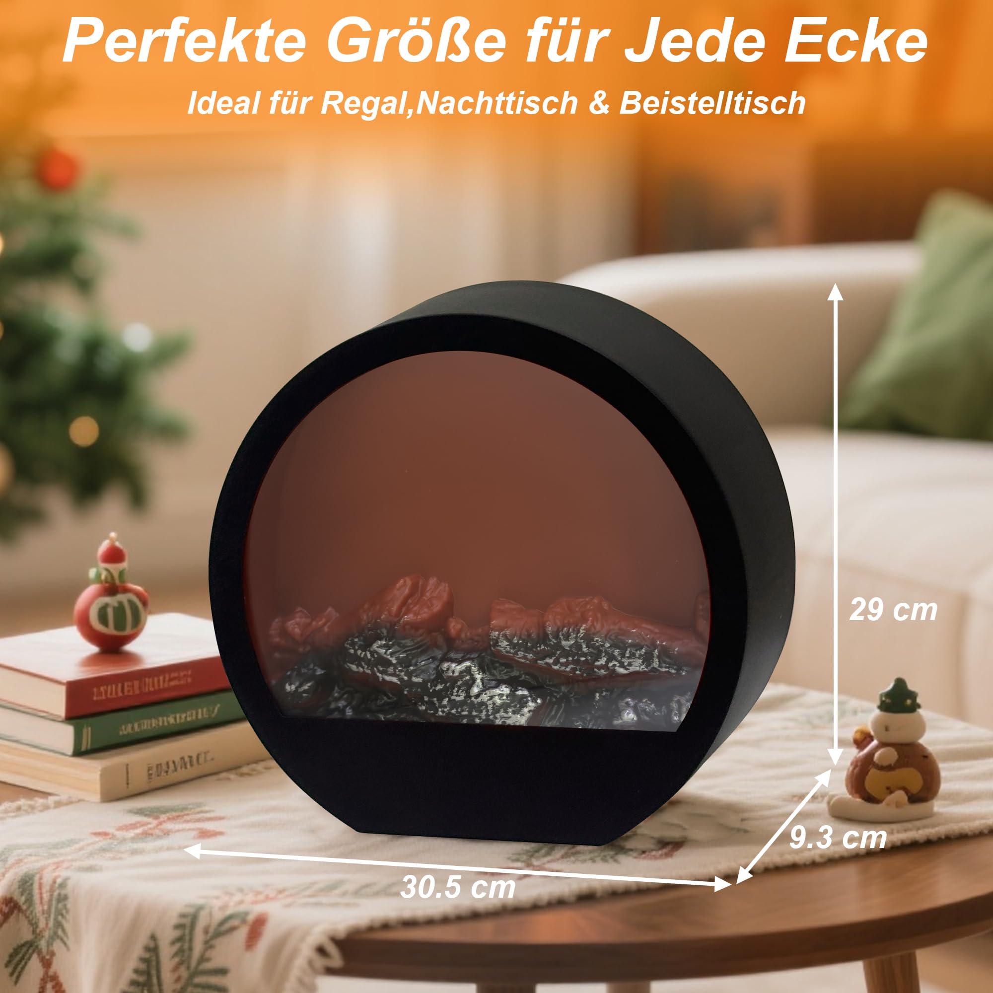Led Kamin, Kaminlampe, Elektrische Kamine Mit Flammeneffekt | USB-Betrieben, Batteriebetrieben, Kaminfeuer Simulation, Tischkamin Ornament