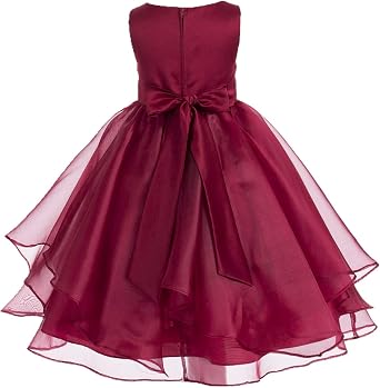 ekidsbridal Organza Flower Girl Dress Pageant Gown Special Occasion Dresses 012s