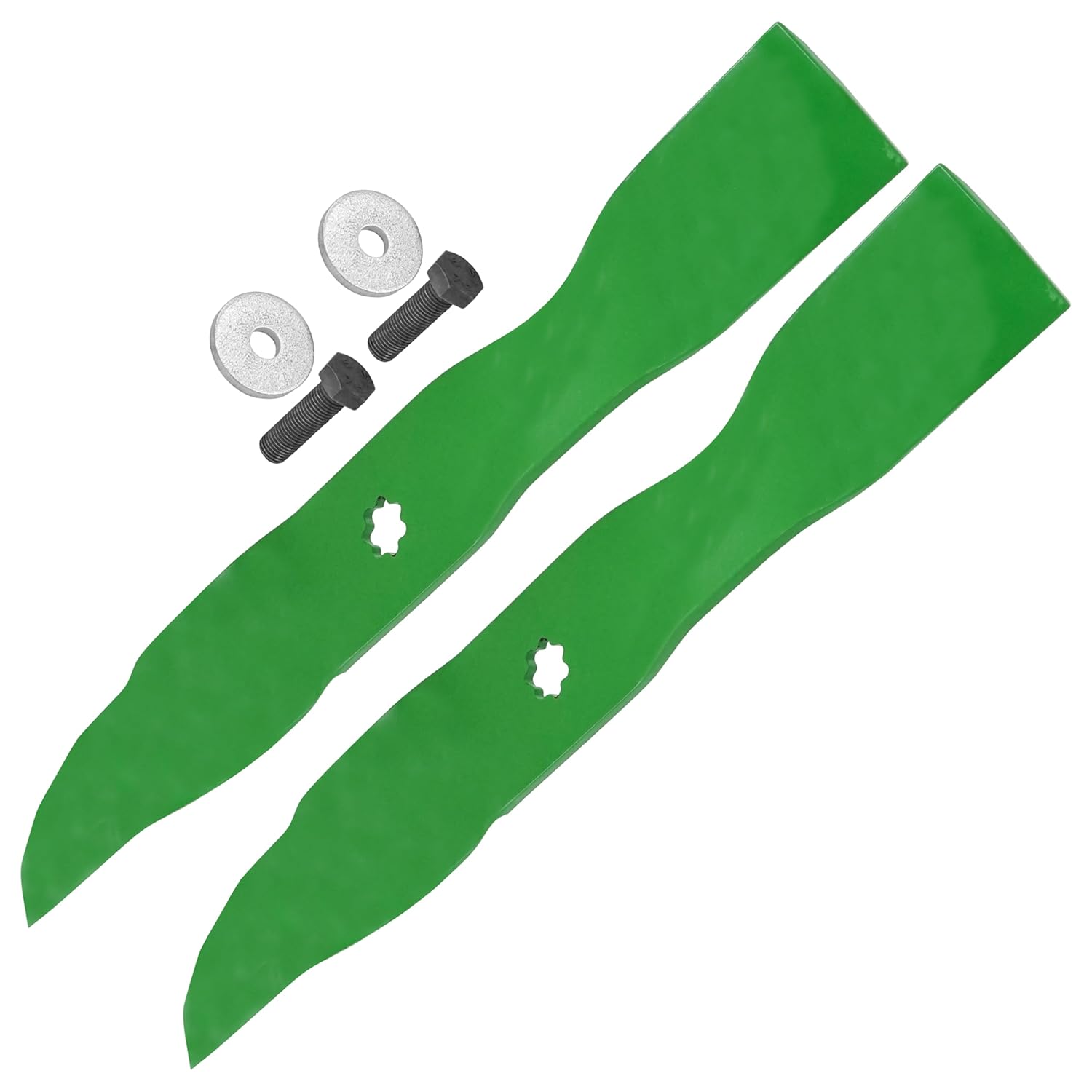 Caltric 38" Deck Blade Bolts Compatible with John Deere F510 F525 LT133 150 155 160 166 STX38 X300 LX200 Series GT225 GT235E GT245 LT170