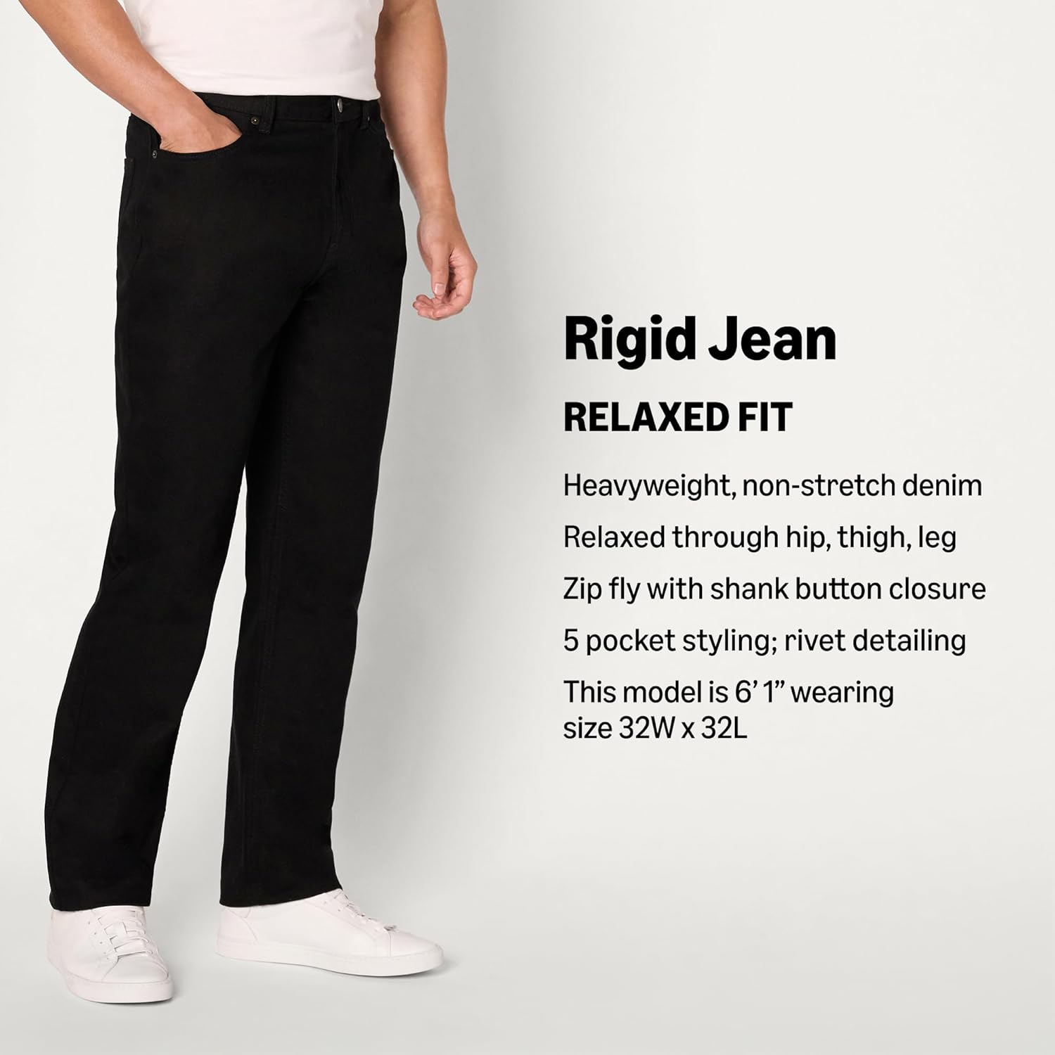 Amazon Essentials Men's Relaxed-Fit Jeans - Image 4